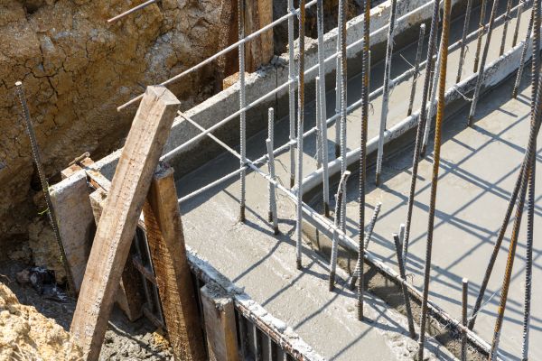 Concrete Footing Pouring in Kernersville