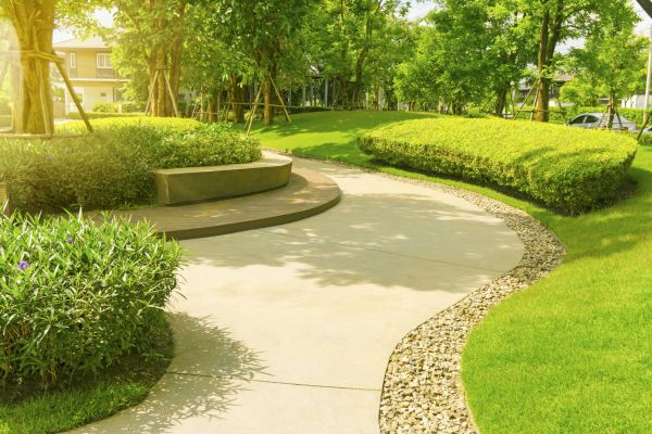 Cement Walkway Installation in Kernersville