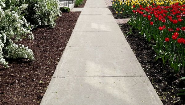 Cement Sidewalk Installation in Kernersville