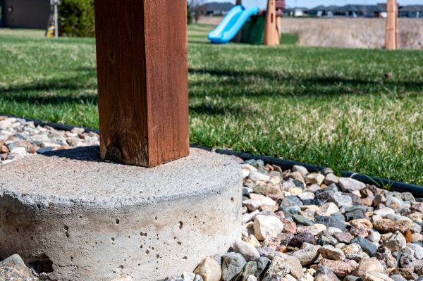 Deck Footing Installation in Kernersville
