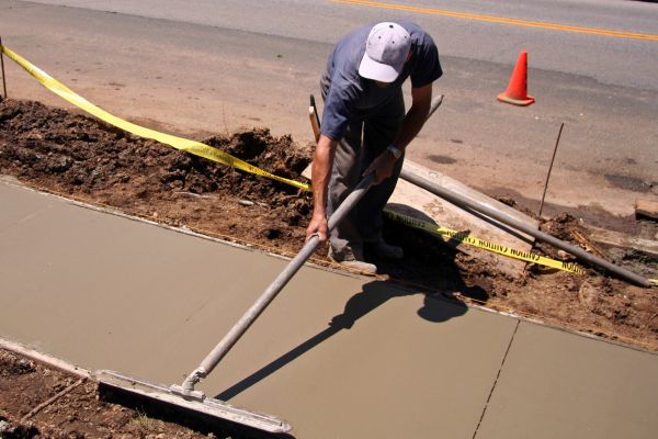 Sidewalk Building in Kernersville