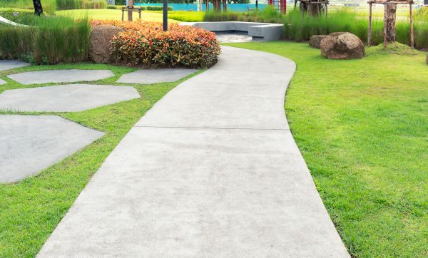 Sidewalk Addition in Kernersville