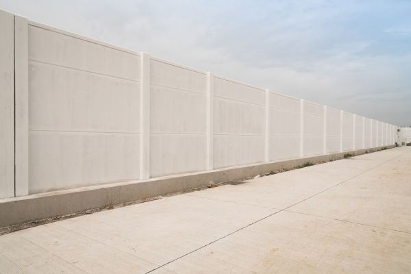 Concrete Fence Construction in Kernersville