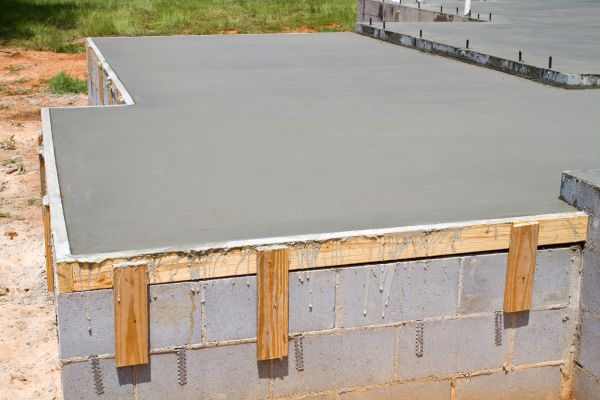Concrete Slab Installation in Kernersville