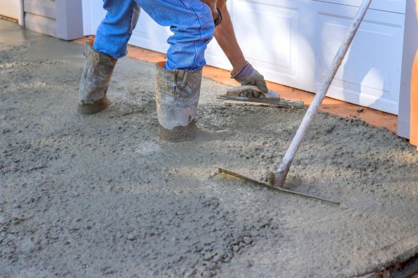 Driveway Slab Construction in Kernersville