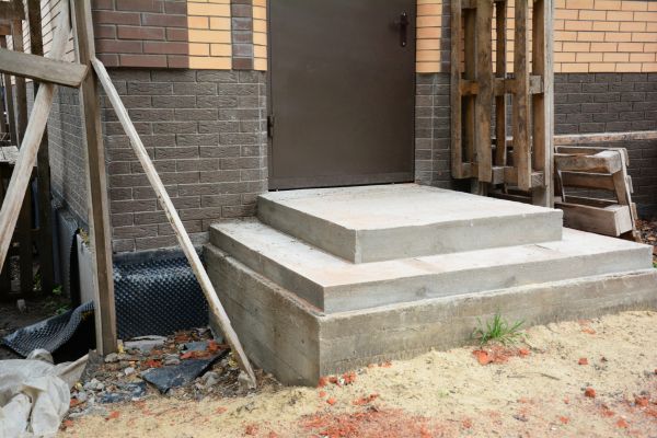 Cement Steps Construction in Kernersville