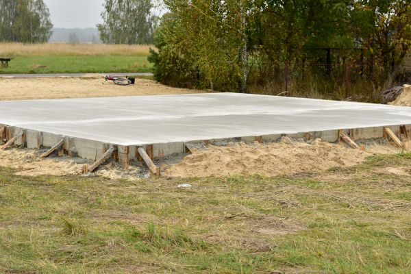 Garage Foundation Building in Kernersville