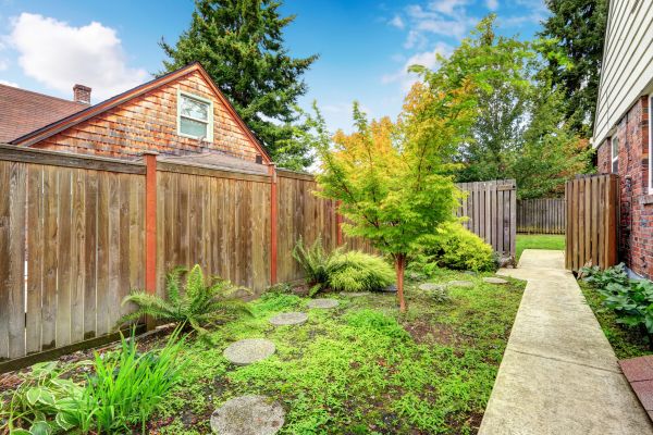 Backyard Walkway Construction in Kernersville